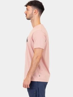 Fjallraven Fjällräven Logo T-shirt M férfi rövid ujjú póló rózsaszín színben 3