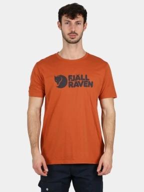 Fjallraven Fjällräven Logo T-shirt M férfi rövid ujjú póló narancssárga színben 1