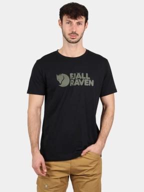 Fjallraven Fjällräven Logo T-shirt M férfi rövid ujjú póló fekete színben 1