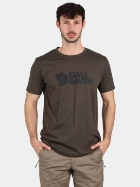 Fjallraven Fjällräven Logo T-shirt M férfi rövid ujjú póló zöld színben 1