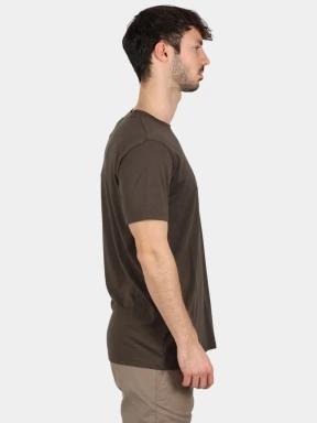 Fjallraven Fjällräven Logo T-shirt M férfi rövid ujjú póló zöld színben 3