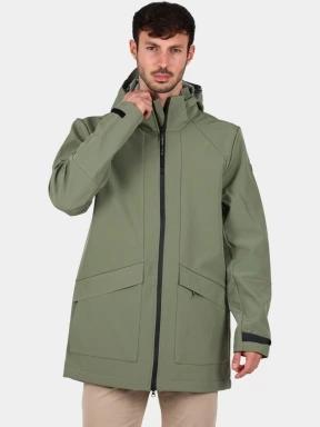 TBS Helnylon férfi softshell kabát oliva színben 1
