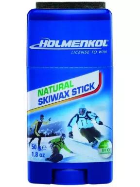 Holmenkol Natural Skiwax Stick-50g síwax kék színben 1