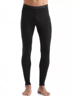 Icebreaker Men 200 Oasis Leggings férfi aláöltöző nadrág fekete színben 1