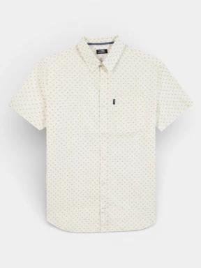 TBS Kevincha férfi rövid ujjú ing homok színben 1