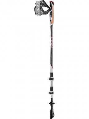 LEKI Poles Traveller Alu 90-130 cm túrabot fekete színben 3