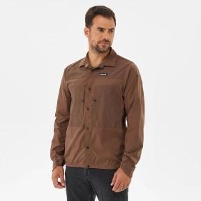 Lafuma Hybrid Tour Shirt Ls M férfi hosszú ujjú ing barna színben 1
