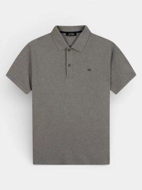 TBS Liciopol férfi galléros póló szürke színben 1