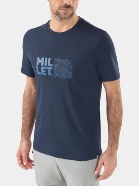 Millet Seneca M férfi rövid ujjú sport póló sötétkék színben 1