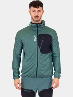 Millet Lokka Hoodie Iii M férfi polár pulóver zöld színben 1