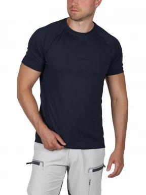 Musto Evo Sunblock Ss Tee 2.0 férfi rövid ujjú sport póló sötétkék színben 1