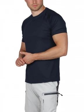 Musto Evo Sunblock Ss Tee 2.0 férfi rövid ujjú sport póló sötétkék színben 3