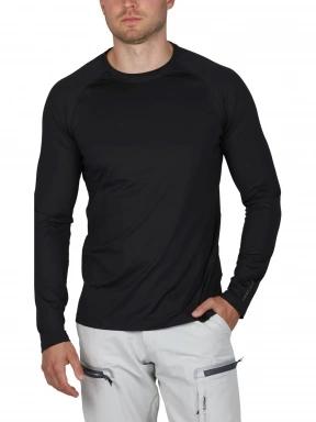 Musto Evo Sunblock Ls Tee 2.0 férfi hosszú ujjú sport póló fekete színben 1