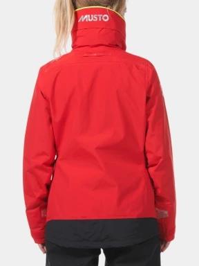 Musto W Br1 Channel Jkt női vitorlás kabát piros színben 3