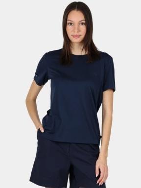 Musto W Evo Crew Sunblock Ss Tee női rövid ujjú sport póló sötétkék színben 1