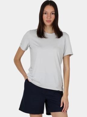 Musto W Evo Crew Sunblock Ss Tee női rövid ujjú sport póló szürke színben 1