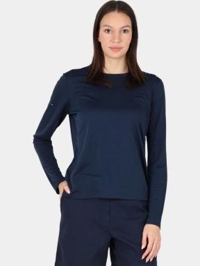 Musto W Evo Crew Sunblock Ls Tee női hosszú ujjú sport póló sötétkék színben 1