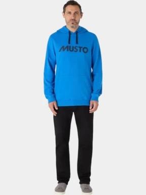 Musto M Musto Logo Hoodie férfi kapucnis pulóver kék színben 1