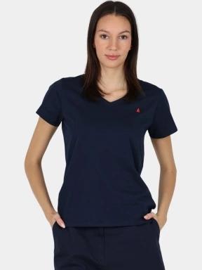 Musto W Original V Neck Ss Tee női rövid ujjú póló sötétkék színben 1