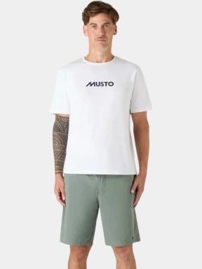 Musto M Classic SS Tee férfi rövid ujjú póló fehér színben 1