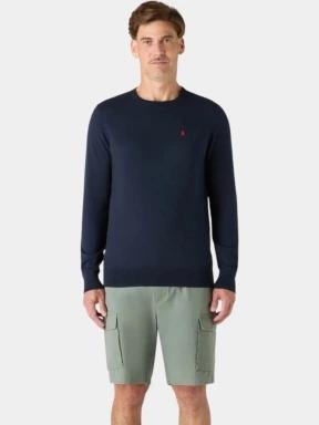 Musto M Original Lite Crew férfi pulóver sötétkék színben 1