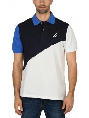 Nautica Buck Polo Shirt férfi galléros póló fehér színben 1