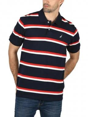 Nautica Brennan Polo Shirt férfi galléros póló sötétkék színben 1