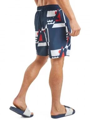 Nautica Lhanbryde 6” Swim Short férfi beach short sötétkék színben 3