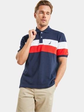 Nautica Ike Polo Shirt férfi galléros póló sötétkék színben 1