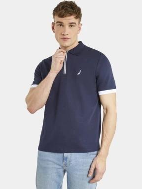 Nautica Halifax Polo Shirt férfi galléros póló sötétkék színben 1