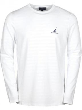 Nautica Larry LS T-shirt férfi hosszú ujjú póló fehér színben 1
