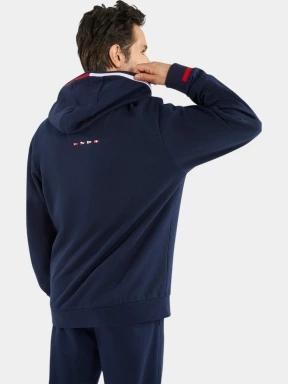 Nautica Francis FZ Hoody férfi kapucnis pulóver sötétkék színben 3