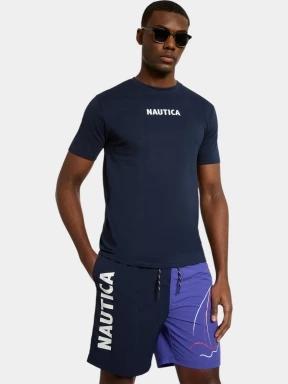 Nautica Andrei T-Shirt férfi rövid ujjú póló sötétkék színben 1