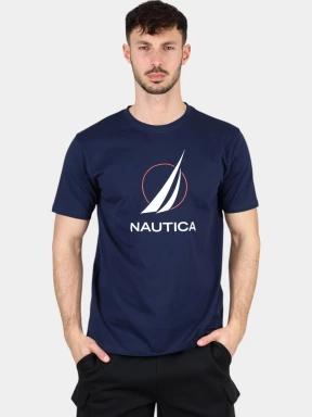 Nautica Pollock T-Shirt férfi rövid ujjú póló sötétkék színben 1