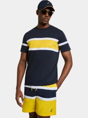 Nautica Mikhail T-Shirt férfi rövid ujjú póló sötétkék színben 1
