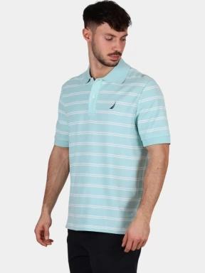 Nautica Klaus Polo Shirt férfi galléros póló világoskék színben 3