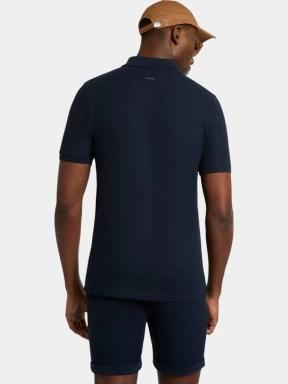 Nautica Amalfi Slim Fit Polo Shirt férfi galléros póló sötétkék színben 3