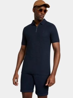 Nautica Amalfi Slim Fit Polo Shirt férfi galléros póló sötétkék színben 1