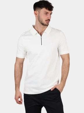 Nautica Amalfi Slim Fit Polo Shirt férfi galléros póló homok színben 1