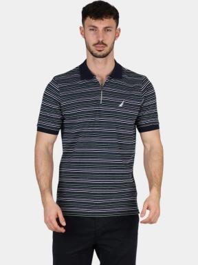Nautica Umberto Slim Fit Polo Shirt férfi galléros póló sötétkék színben 1