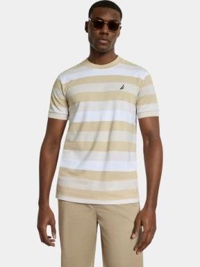 Nautica Salvatore T-Shirt férfi rövid ujjú póló homok színben 1