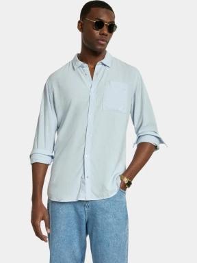 Nautica Barias Ls Shirt férfi hosszú ujjú ing világoskék színben 1