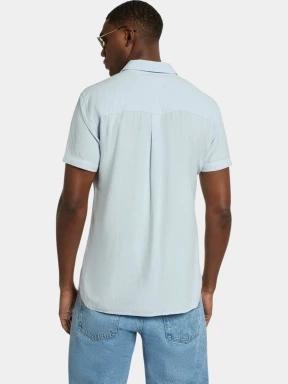 Nautica Andre SS Shirt férfi rövid ujjú ing világoskék színben 3