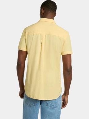Nautica Andre SS Shirt férfi rövid ujjú ing sárga színben 3