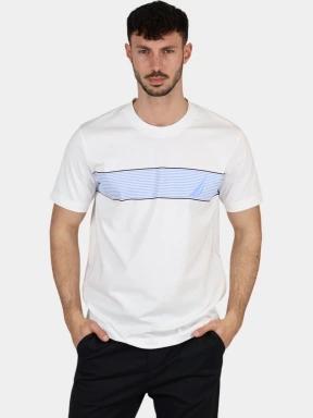 Nautica Sennen T-Shirt férfi rövid ujjú póló fehér színben 1