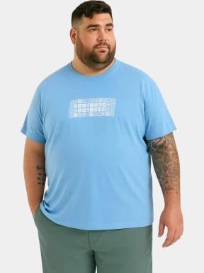 Nautica Bodmin B&T T-Shirt férfi rövid ujjú póló világoskék színben 1