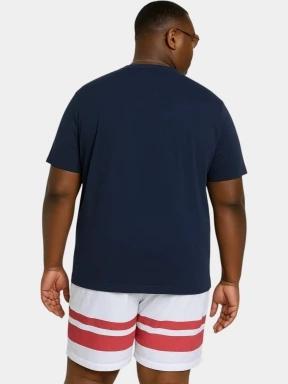 Nautica Cook B&T T-Shirt férfi rövid ujjú póló sötétkék színben 3