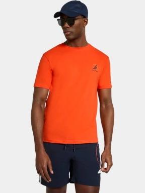 Nautica Sergei B&T T-Shirt férfi rövid ujjú póló piros színben 1