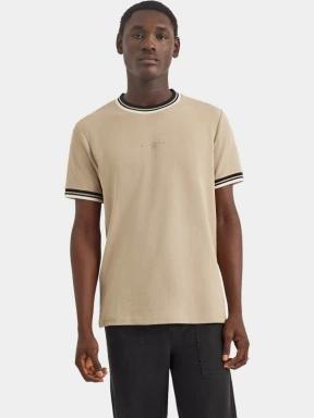 Nautica Seaton T-Shirt férfi rövid ujjú póló barna színben 1