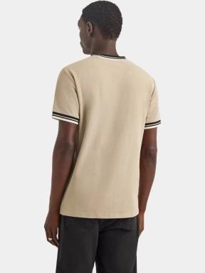 Nautica Seaton T-Shirt férfi rövid ujjú póló barna színben 3